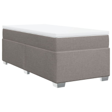 vidaXL tópszínű szövet rugós ágy matraccal 80 x 200 cm ágy és ágykellék