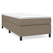 vidaXL tópszínű szövet rugós ágy matraccal 80 x 200 cm (3144379) ágy és ágykellék