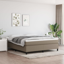 vidaXL tópszínű szövet rugós ágykeret 180x200 cm ágy és ágykellék