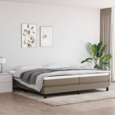 vidaXL tópszínű szövet rugós ágykeret 200x200 cm ágy és ágykellék