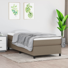 vidaXL tópszínű szövet rugós ágykeret 90x190 cm ágy és ágykellék