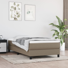 vidaXL tópszínű szövet rugós ágykeret 90x190 cm ágy és ágykellék