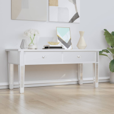 vidaXL tükrös szerelt fa és üveg dohányzóasztal 106 x 45 x 45 cm bútor