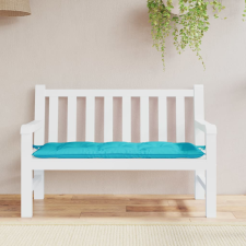 vidaXL türkizkék szövet kerti padpárna 120 x 50 x 7 cm kerti bútor