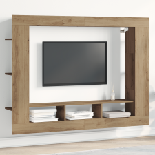 vidaXL Tv állvány falra szerelhető, Artisan tölgy, 152x22x113 cm bútor