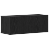 vidaXL TV faliszekrények (2 db) - Fekete tölgy, 80x30x30 cm, MDF-ből készült (862784)