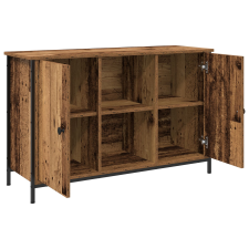 vidaXL TV Szekrény Artisan Tölgy 101x35x65 cm Műanyag és Acél (862925) bútor