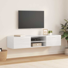 vidaXL TV szekrény fiókkal Beton szürke 150 x 39 x 30 cm Faanyag bútor