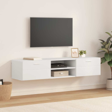 vidaXL TV szekrény fiókkal polcokkal Fehér 150 x 39 x 30 cm Faanyag bútor