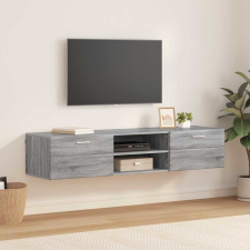 vidaXL TV szekrény fiókkal Szürke sonoma 150 x 39 x 30 cm Faanyag bútor