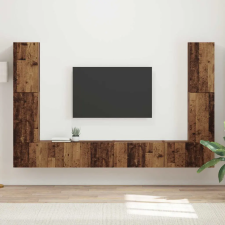 vidaXL TV szekrény garnitúra 8 pcs Öreg fa Faanyag bútor