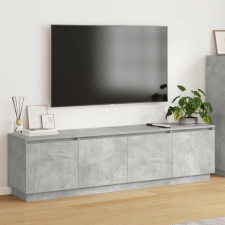 vidaXL TV szekrény LED beton szürke 180x38x49 cm műgyanta bútor