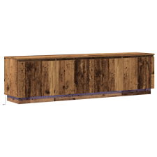 vidaXL TV Szekrény LED Régi Fa 180x38x49 cm Szerelt Fa (3376150) bútor