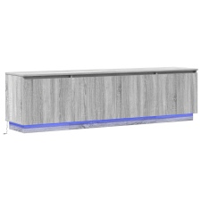 vidaXL TV szekrény LED Szürke Sonoma 180x38x49 cm Szerelt fa (3376149) bútor