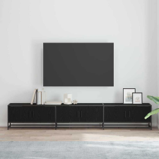 vidaXL TV szekrény Musta tammi 240 x 35 x 41 cm Faanyag bútor