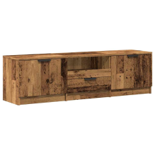 vidaXL TV szekrény Régi fa 140x35x40 cm Gépelt fa (856850) bútor
