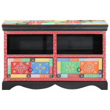 vidaXL TV Szekrény Színes 80x35x50 cm Tömör Mangófából bútor