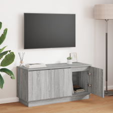 vidaXL TV szekrény Szürke Sonoma 100x38x49 cm Összeszerelt fa bútor