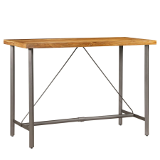 vidaXL újrahasznosított tömör tíkfa bárasztal 150 x 70 x 106 cm (245805) bútor