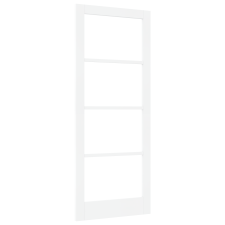 vidaXL Üvegajtó "ORKDAL" Fehér 86x211x4 cm (4102702) nyílászáró
