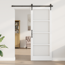vidaXL Üvegbeléses Belső Ajtó "ORKDAL" Fehér 83x211x4 cm nyílászáró