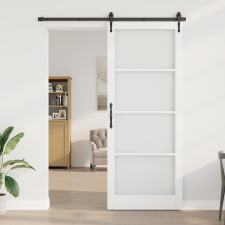 vidaXL Üveges Beltéri Ajtó "ORKDAL" Fehér 93x232x4 cm nyílászáró