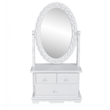 vidaXL Vanity Sminkasztal Állítható Álló tükör bútor