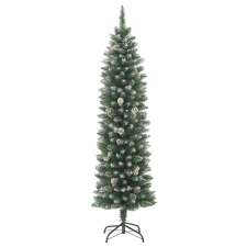 vidaXL vékony PVC műkarácsonyfa állvánnyal 240 cm (345168) műfenyő