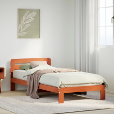 vidaXL viaszbarna tömör fenyőfa ágy matrac nélkül 75 x 190 cm ágy és ágykellék
