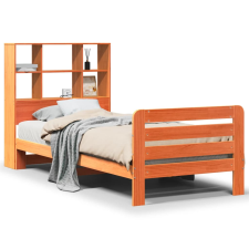 vidaXL viaszbarna tömör fenyőfa ágy matrac nélkül 90 x 200 cm (3309916) ágy és ágykellék