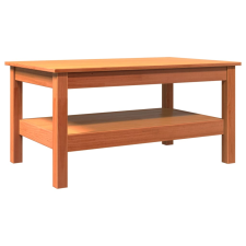 vidaXL viaszbarna tömör fenyőfa dohányzóasztal 80 x 50 x 40 cm (844469) bútor