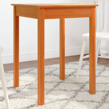 vidaXL viaszbarna tömör fenyőfa ebédlőasztal 55 x 55 x 75 cm bútor