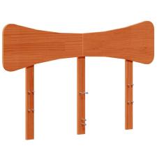 vidaXL viaszbarna tömör fenyőfa fejtámla 120 cm (844788) ágy és ágykellék