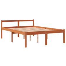 vidaXL viaszbarna tömör fenyőfa időseknek való ágy 120 x 200 cm (844157) ágy és ágykellék