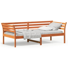 vidaXL viaszbarna tömör fenyőfa kanapéágy 80 x 200 cm ágy és ágykellék