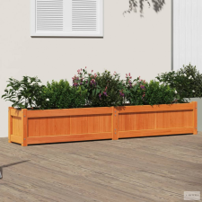 vidaXL Viaszbarna tömör fenyőfa kerti virágláda 180 x 31 x 31 cm kerti tárolás