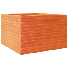 vidaXL viaszbarna tömör fenyőfa kerti virágláda 70x70x45,5 cm kerti tárolás