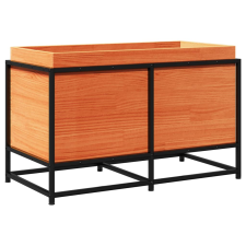vidaXL viaszbarna tömör fenyőfa kerti virágláda 80 x 40 x 50 cm kerti tárolás