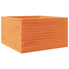 vidaXL viaszbarna tömör fenyőfa kerti virágláda 80 x 80 x 46 cm kerti tárolás