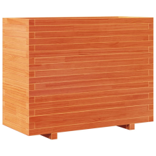 vidaXL viaszbarna tömör fenyőfa kerti virágláda 90x40x72 cm kerti tárolás