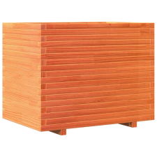 vidaXL viaszbarna tömör fenyőfa kerti virágláda 90x60x72,5 cm kerti tárolás
