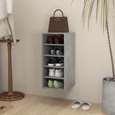 vidaXL vidaX betonszürke forgácslap cipősszekrény 31,5 x 35 x 70 cm bútor