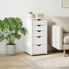 vidaXL vidaXL Cabinet Fehér 34 x 39 x 61,5 cm Tömör fenyőfa