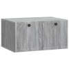 vidaXL vidaXL Fali TV szekrény Szürke Sonoma 59,5 x 41 x 30 cm Szerelt Fa
