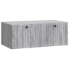 vidaXL vidaXL Fali TV szekrény Szürke Sonoma 78,5 x 41 x 30 cm Szerelt Fa