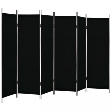 vidaXL vidaXL fekete 6 paneles paraván 300 x 180 cm bútor