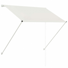 vidaXL vidaXL feltekerhető krémszínű napellenző 150 x 150 cm kerti bútor