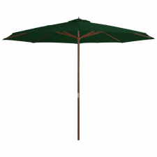 vidaXL vidaXL zöld kültéri napernyő farúddal 350 cm kerti bútor
