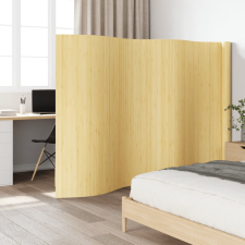 vidaXL világos természetes bambusz térelválasztó 165 x 600 cm bútor