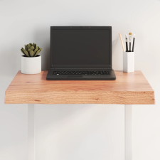 vidaXL világosbarna asztallap 60x60x(2-6) cm kezelt tömör élőszegélyes bútor